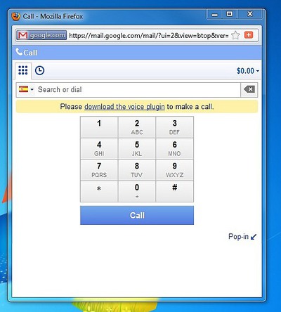 Google permite llamar a teléfonos desde el ordenador