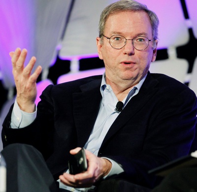 El presidente ejecutivo de Google, Eric Schmidt, en el CES de Las Vegas.